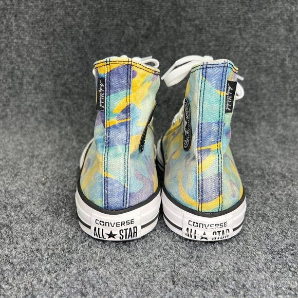 Converse Andy Warhol Sneakers Womens 10 Hi Colorful Camo Chuck Taylor All Star - Picture 5 of 14